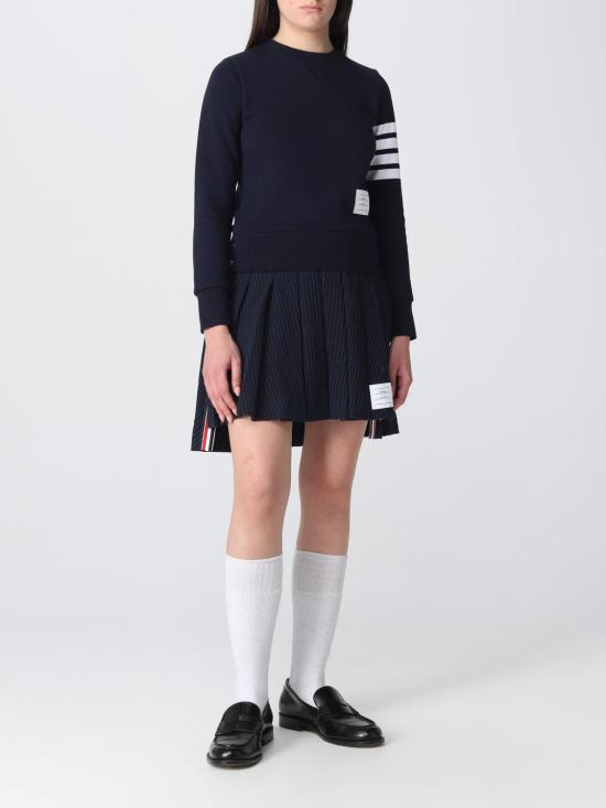 25FW 톰브라운 스웨터 FJT002A00535 415 Blue - THOM BROWNE