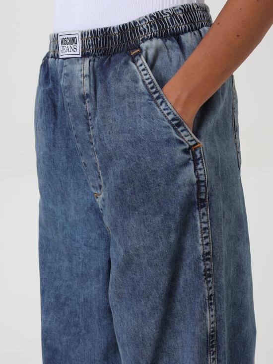 25FW 모스키노 데님 팬츠 03298224 1282 Blue - MOSCHINO