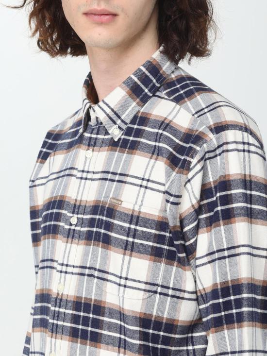 25FW 바버 긴팔 셔츠 MSH5035MSH BE11 White - BARBOUR