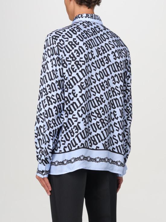  베르사체 긴팔 셔츠 77GAL2RMNS549 QX0 Blue - VERSACE