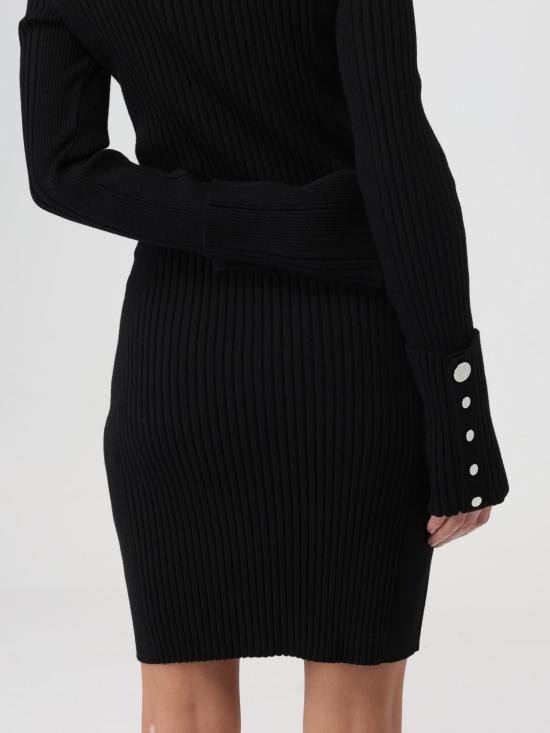  파코라반 롱 원피스 23AMRO603ML0235 P001 Black - PACO RABANNE