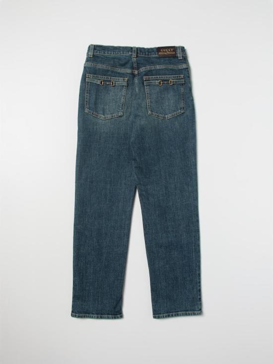 25FW [키즈] 구찌 진 674647XDBZY 4447 Blue - GUCCI