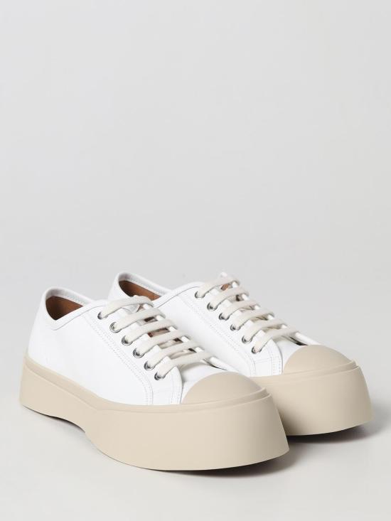 25FW 마르니 스니커즈 SNZW003020P2722 00W01 White - MARNI