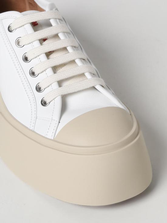 25FW 마르니 스니커즈 SNZW003020P2722 00W01 White - MARNI