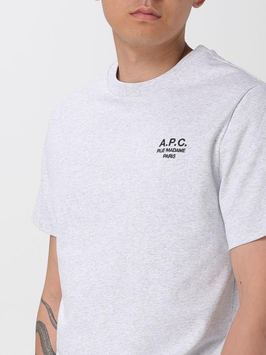 25FW 아페쎄 반팔 티셔츠 COHBUM26388 TPN Grey - A.P.C.