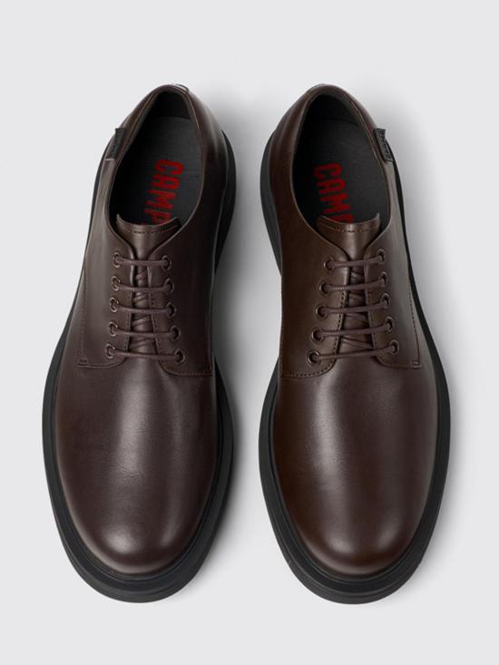 25FW 캠퍼 노만 레이스업 슈즈 K100998 002 NORMAN 0 Brown - CAMPER