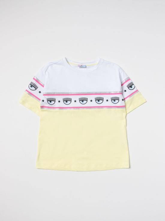 25FW [키즈] 키아라 페라그니 티셔츠 51A6031205 014F Yellow