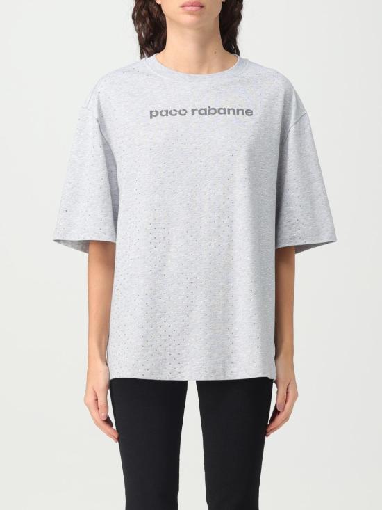  파코라반 반팔 티셔츠 23AJTE641CO0479 P073 Grey