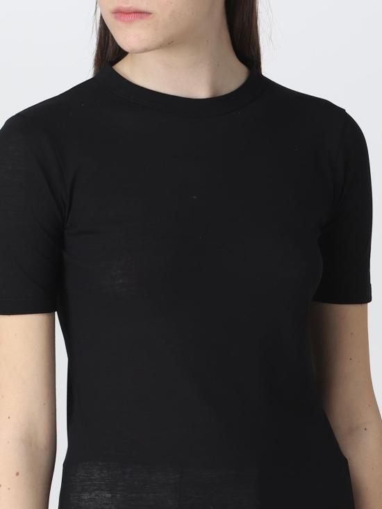 25FW 질샌더 반팔 티셔츠 J40GC0005J45031 001 Black - JIL SANDER