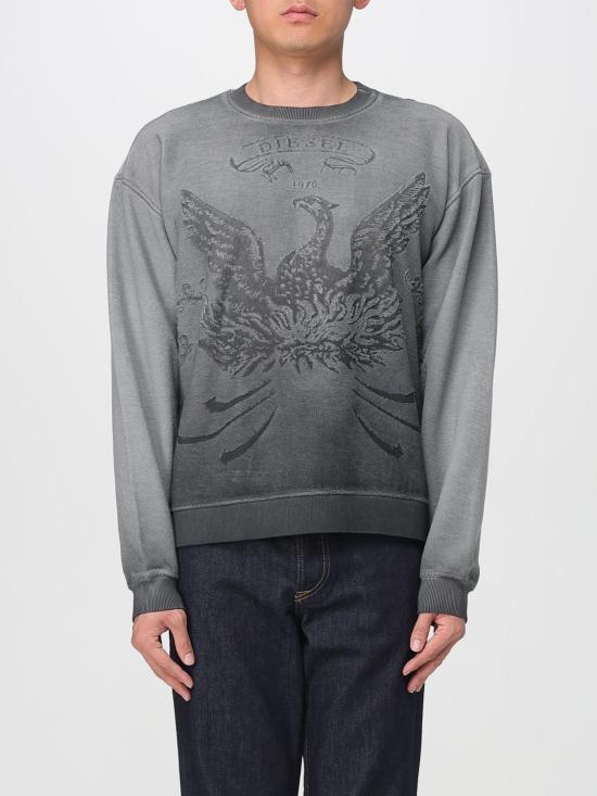 25FW 디젤 긴팔 티셔츠 A192890IKBV 93R Grey