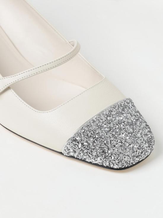 25FW 지미추 힐/펌프스 ELISA45PJE SILVER LATTE Yellow Cream - JIMMY CHOO