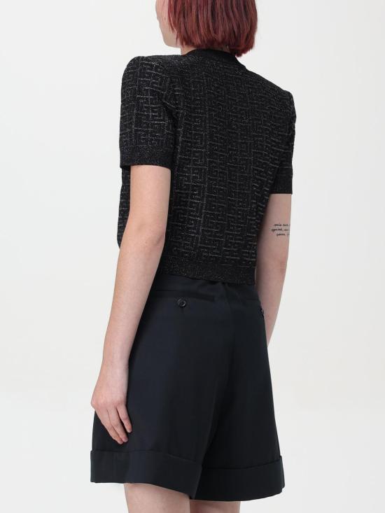 25FW 발망 스웨터 DF1SB215KG96 EAC Black - BALMAIN