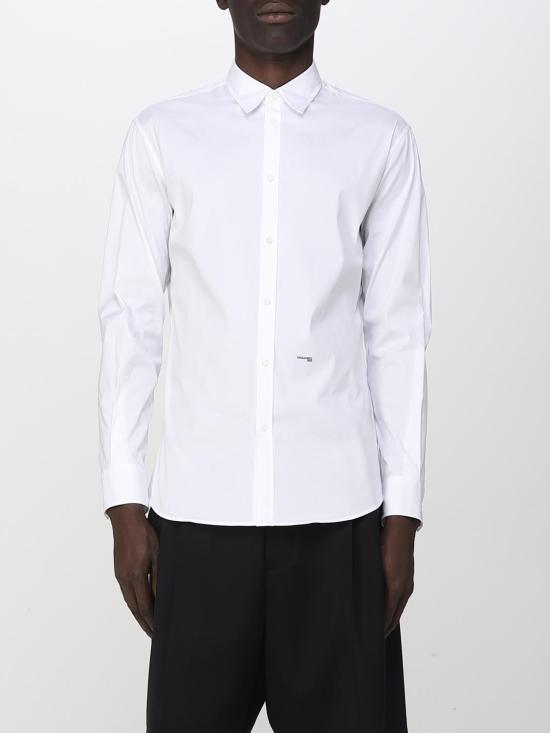 25FW 디스퀘어드2 긴팔 셔츠 S74DM0659S44131 100 White