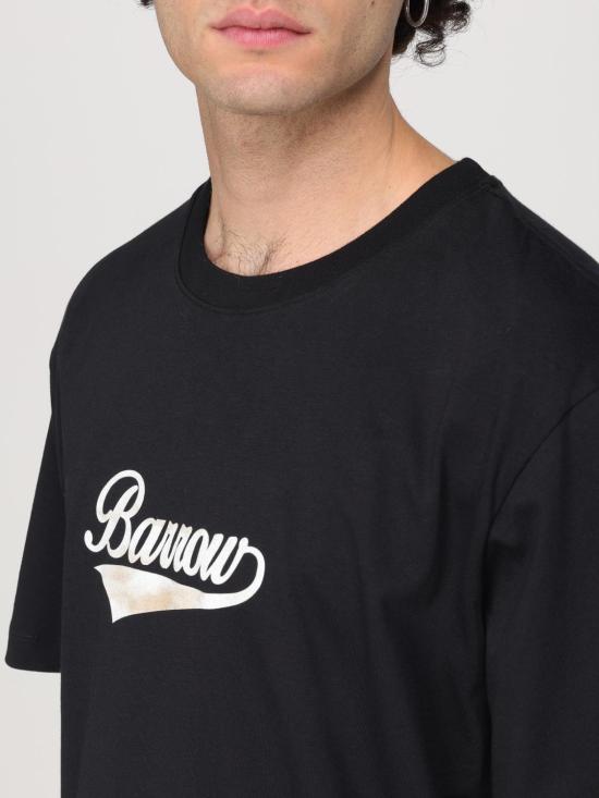 24FW 바로우 반팔 티셔츠 F4BWUATH073 110 Black - BARROW