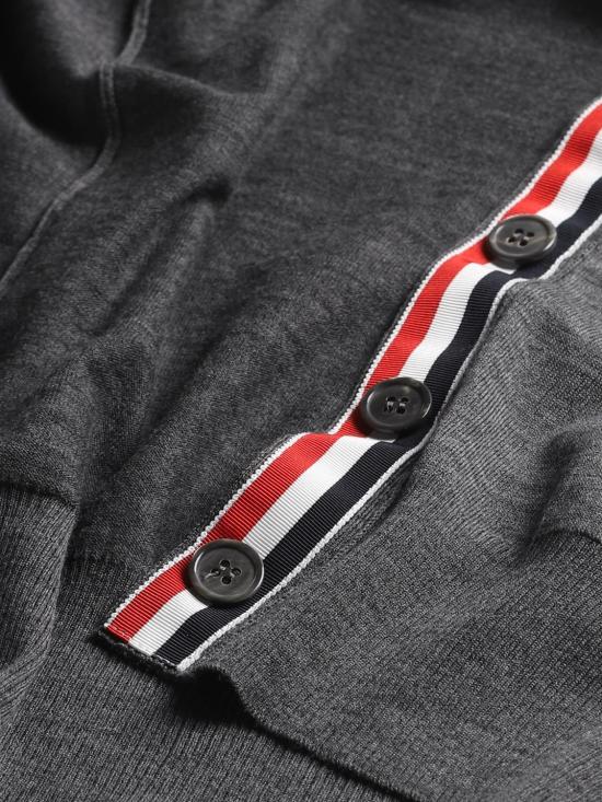 25FW 톰브라운 스웨터 FKC334AY1014 035 Charcoal - THOM BROWNE