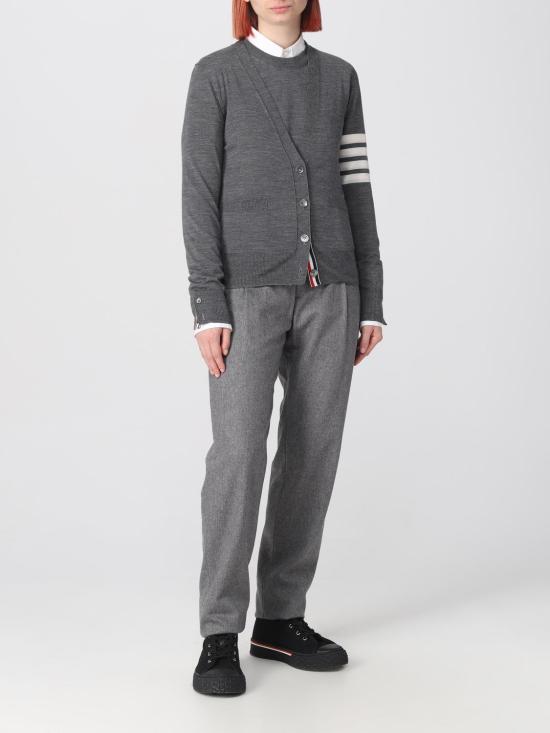 25FW 톰브라운 스웨터 FKC334AY1014 035 Charcoal - THOM BROWNE