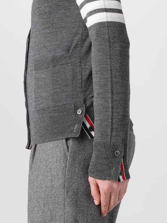 25FW 톰브라운 스웨터 FKC334AY1014 035 Charcoal - THOM BROWNE