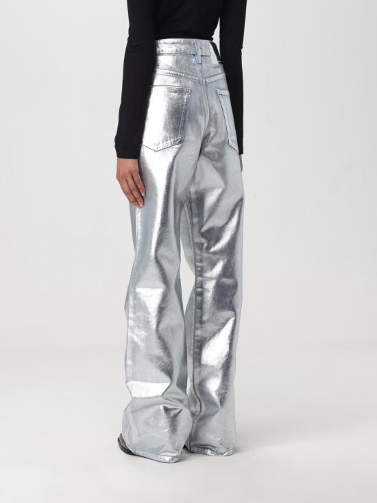  파코라반 스트레이트 팬츠 23HCPA310CO0487 P044 Silver - PACO RABANNE