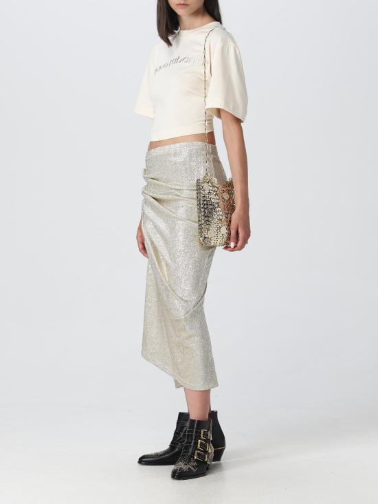  파코라반 반팔 티셔츠 23FJTE117CO0471 P270 Nude - PACO RABANNE