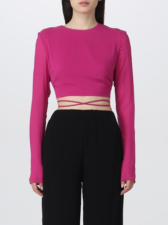 25FW 안다마네 터틀넥 T130909A 702 Cyclamen