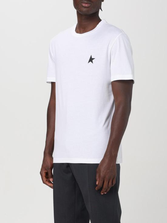 25FW 골든구스 반팔 티셔츠 GMP01220P00059310364 White - GOLDEN GOOSE