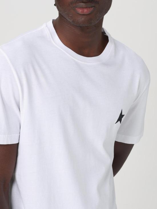 25FW 골든구스 반팔 티셔츠 GMP01220P00059310364 White - GOLDEN GOOSE