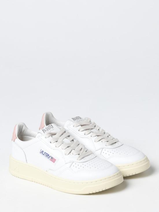26SS 오트리 메달리스트 로우 레더 스니커즈 AULWLL16 White - AUTRY