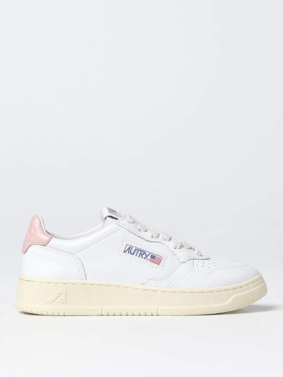 26SS 오트리 메달리스트 로우 레더 스니커즈 AULWLL16 White