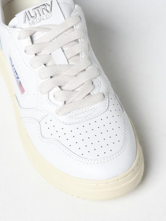 26SS 오트리 메달리스트 로우 레더 스니커즈 AULWLL16 White - AUTRY