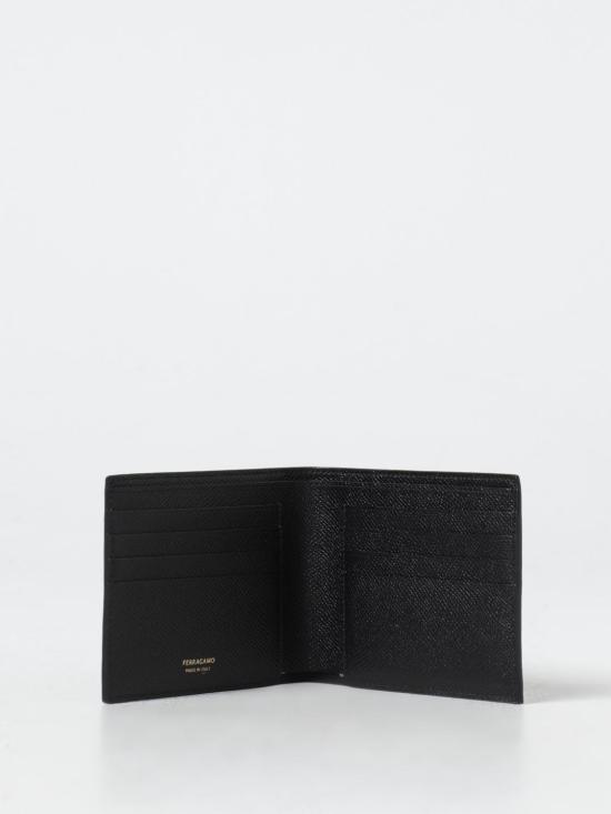 26SS 살바토레 페라가모 간치니 반지갑 661457 775650 001 Black - SALVATORE FERRAGAMO