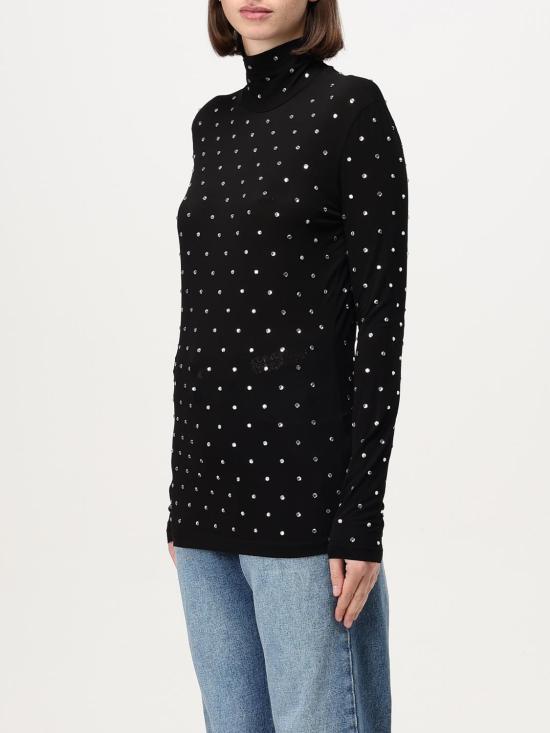 24FW 파코라반 탑 24AJTO618CU0014 P001 Black - PACO RABANNE