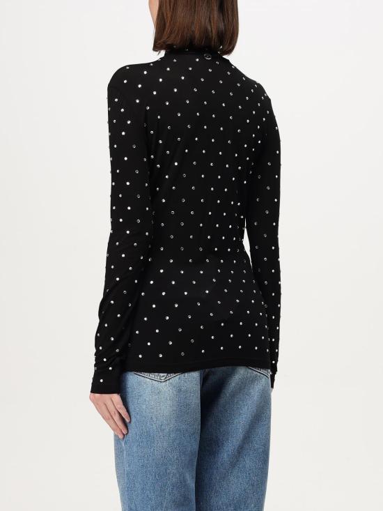 24FW 파코라반 탑 24AJTO618CU0014 P001 Black - PACO RABANNE