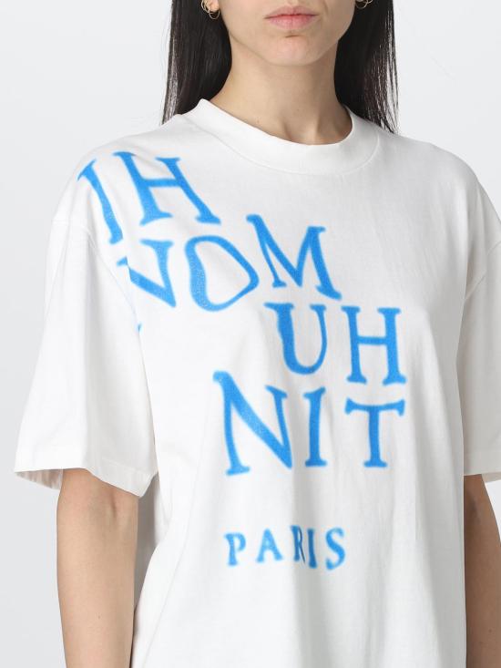 25FW 이놈어닛 반팔 티셔츠 NUS23284 081 White - IH NOM UH NIT