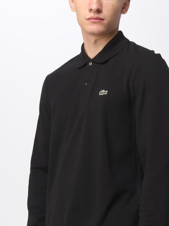 25FW 라코스테 클래식 롱슬리브 폴로 셔츠 L1312 031 Black - LACOSTE