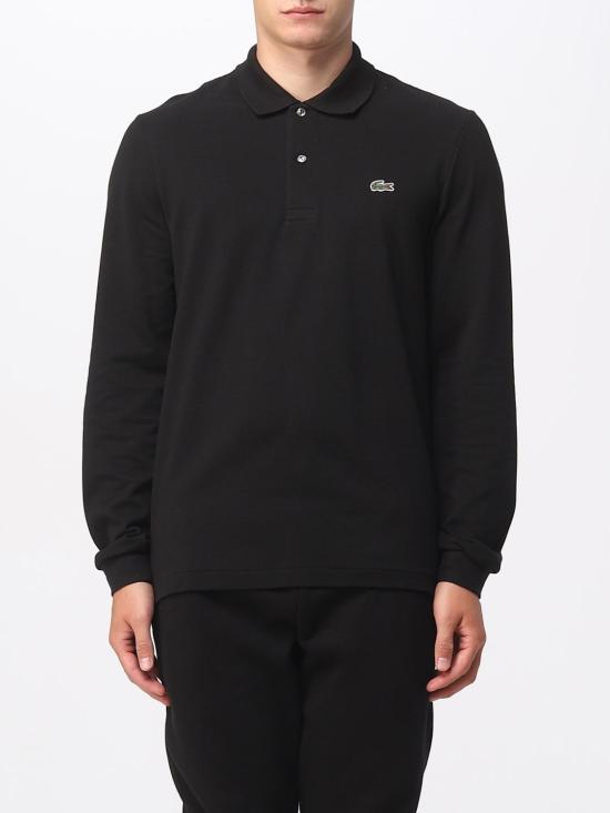 25FW 라코스테 클래식 롱슬리브 폴로 셔츠 L1312 031 Black