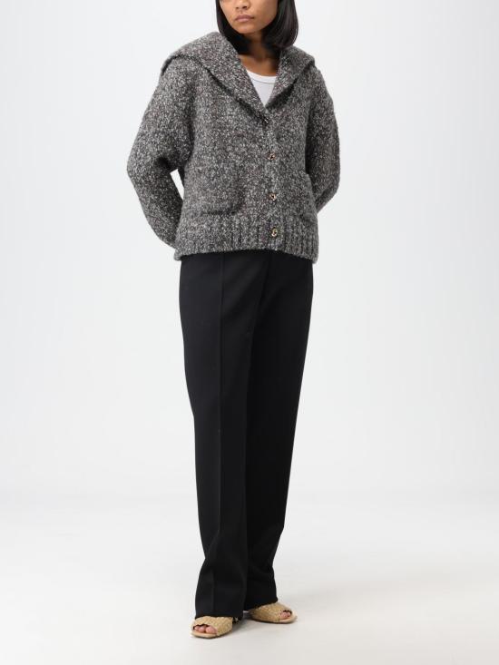  보테가베네타 스트레이트 팬츠 708384VKIS0 1000 Black - BOTTEGA VENETA