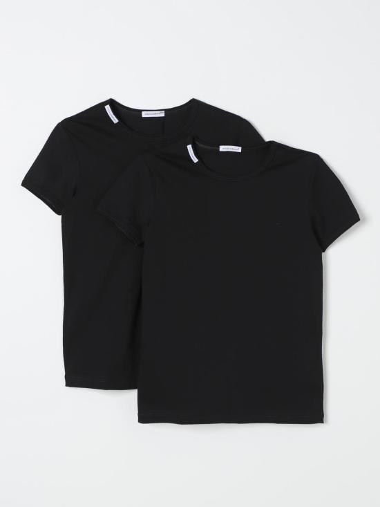 25FW [키즈] 돌체앤가바나 티셔츠 L4J703ON00H N0000 Black