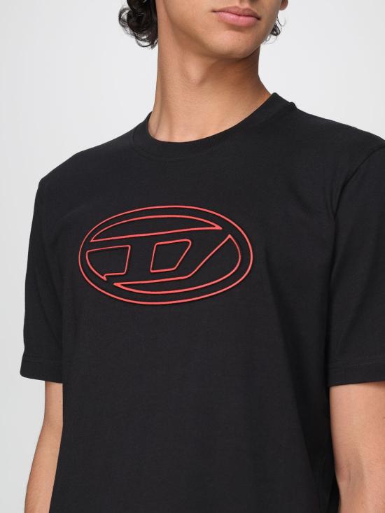 25FW 디젤 반팔 티셔츠 A174020NJBM 9XXA Black - DIESEL
