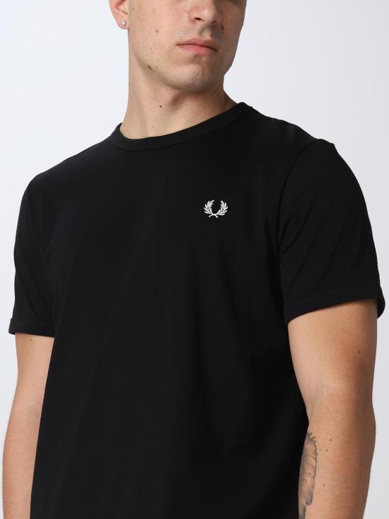 25FW 프레드페리 반팔 티셔츠 FPM3519 102 Black - FRED PERRY