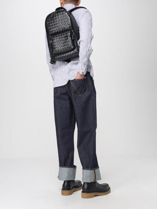 25SS 보테가베네타 스몰 인트레치아토 백팩 730728V2HL2 8803 Black - BOTTEGA VENETA