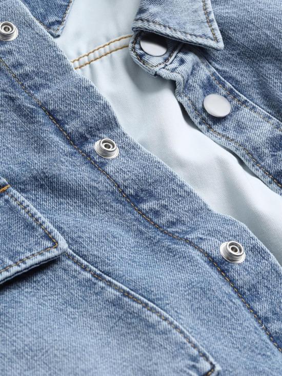  보테가베네타 데님 셔츠 754704V34A0 4715 Denim - BOTTEGA VENETA