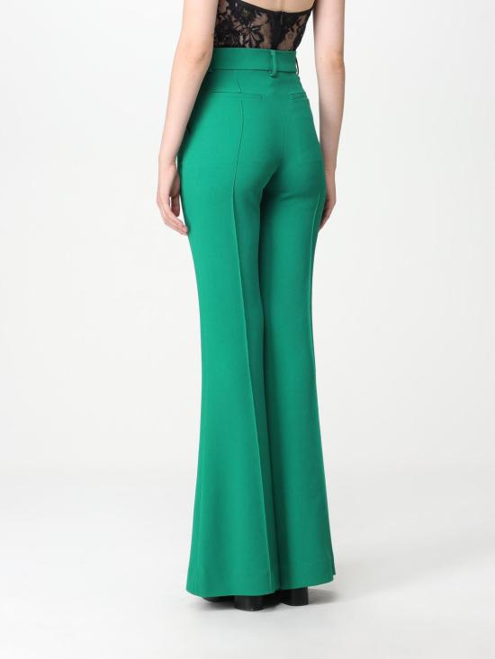 25FW 엘리 사브 플레어 팬츠 15412 FANFARE Green - ELIE SAAB