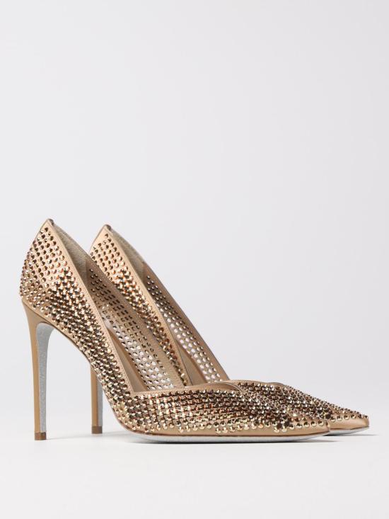 26SS 르네 카오빌라 힐/펌프스 C11615105C001V184 Gold - RENE CAOVILLA