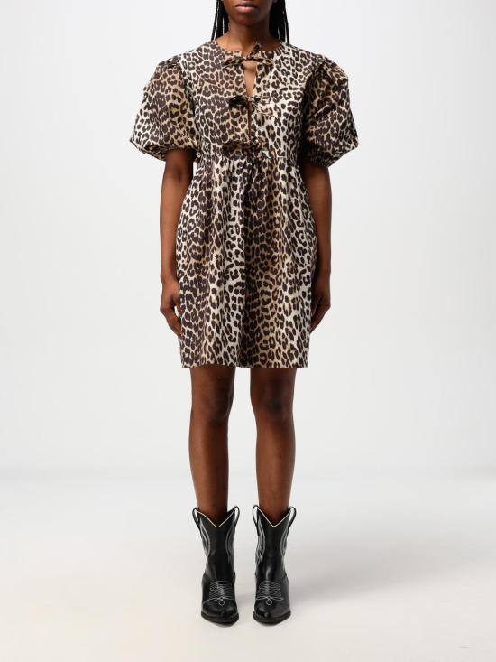 25FW 가니 숏 원피스 F9758 943 Multicolor