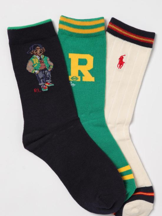 24FW [키즈] 폴로 랄프로렌 발목 양말 444958810 001 Multicolor - POLO RALPH LAUREN