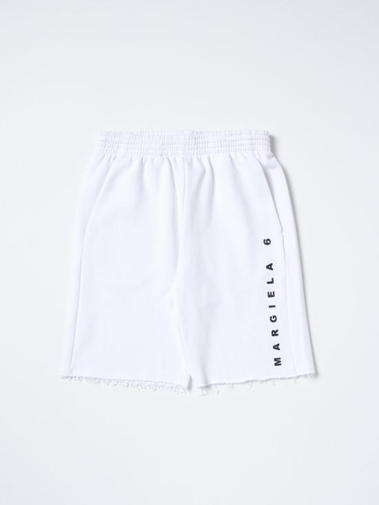 25FW [키즈] MM6 메종마르지엘라 쇼츠/버뮤다 M60316MM007 M6100 White