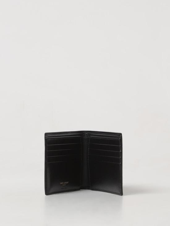 25FW 생로랑 남성지갑 60772702G0W 1000 Black - SAINT LAURENT