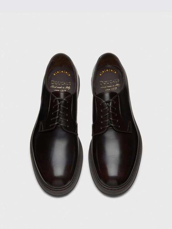  듀칼 레더 레이스업 슈즈 DU1385BRUXUF007 TM04 Brown - DOUCAL’S