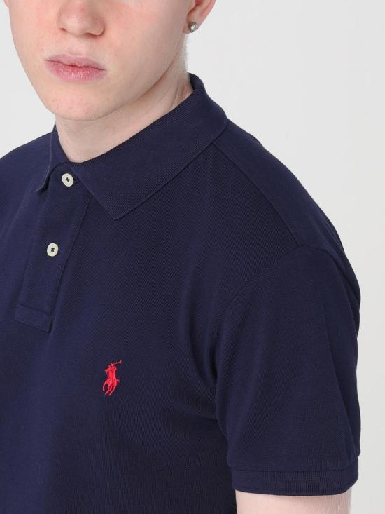 25FW 폴로 랄프로렌 폴로 티셔츠 710795080007 NEWPORT NAVY C3870 Blue - POLO RALPH LAUREN