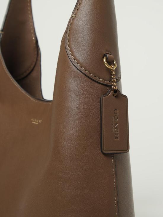 25FW 코치 숄더백 CU068 DARK STONE Brown - COACH